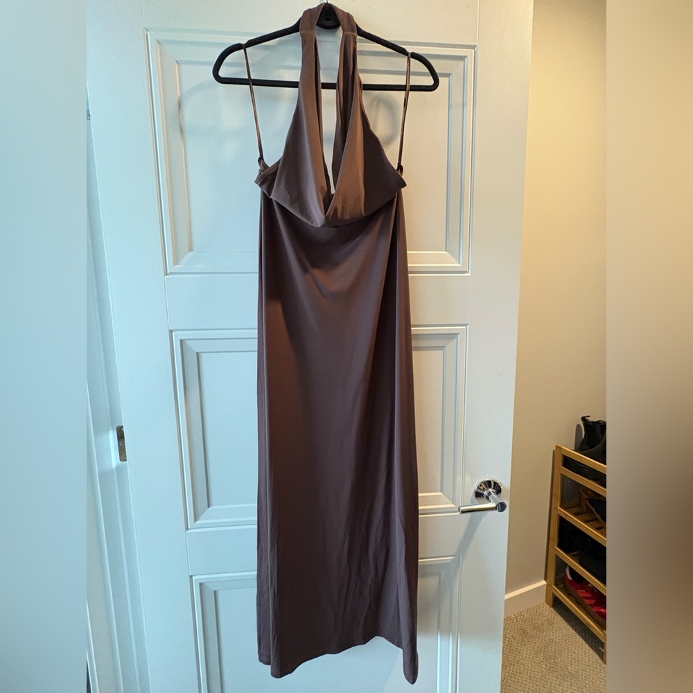 WeWoreWhat Cowl Halter Maxi Dress NWT